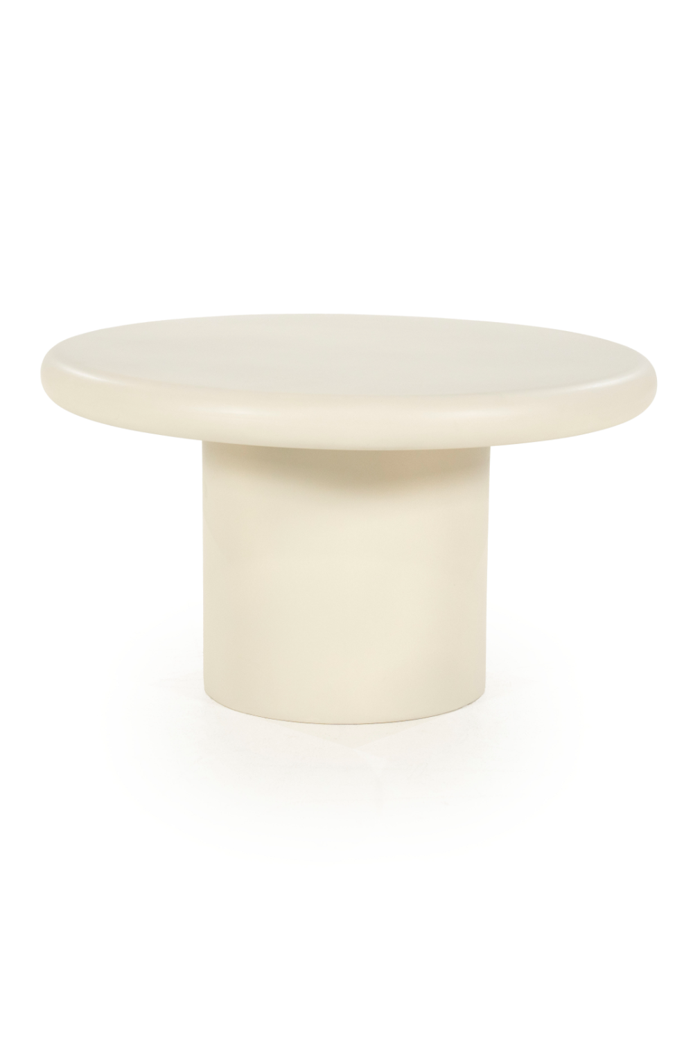 White Round Pedestal Side Table | Eleonora Jade | OROA.com