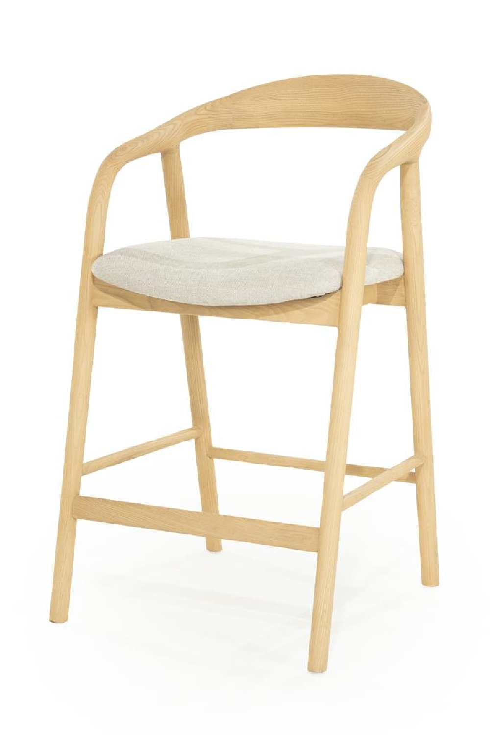 Lacquered Ash Wood Bar Chair | Oroa.com