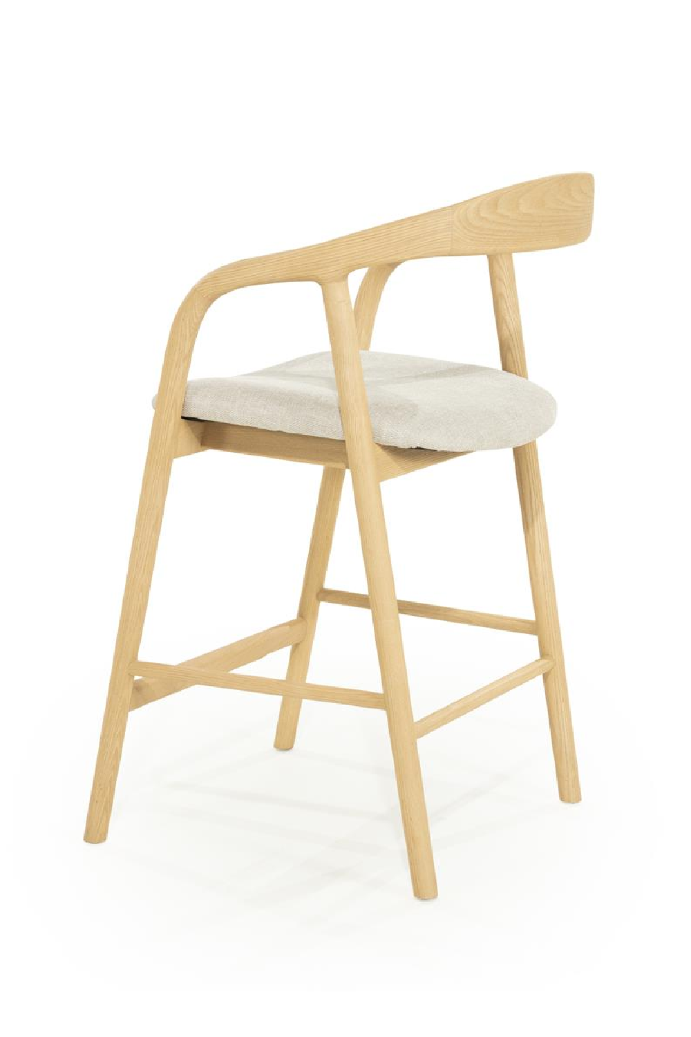 Lacquered Ash Wood Bar Chair | Oroa.com