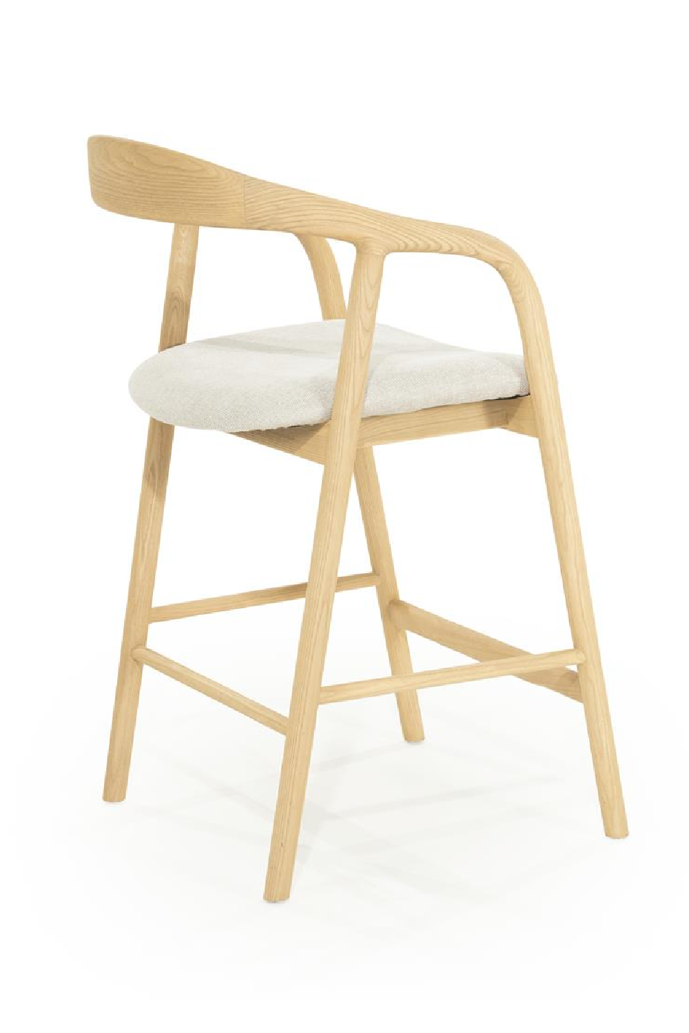 Lacquered Ash Wood Bar Chair | Oroa.com