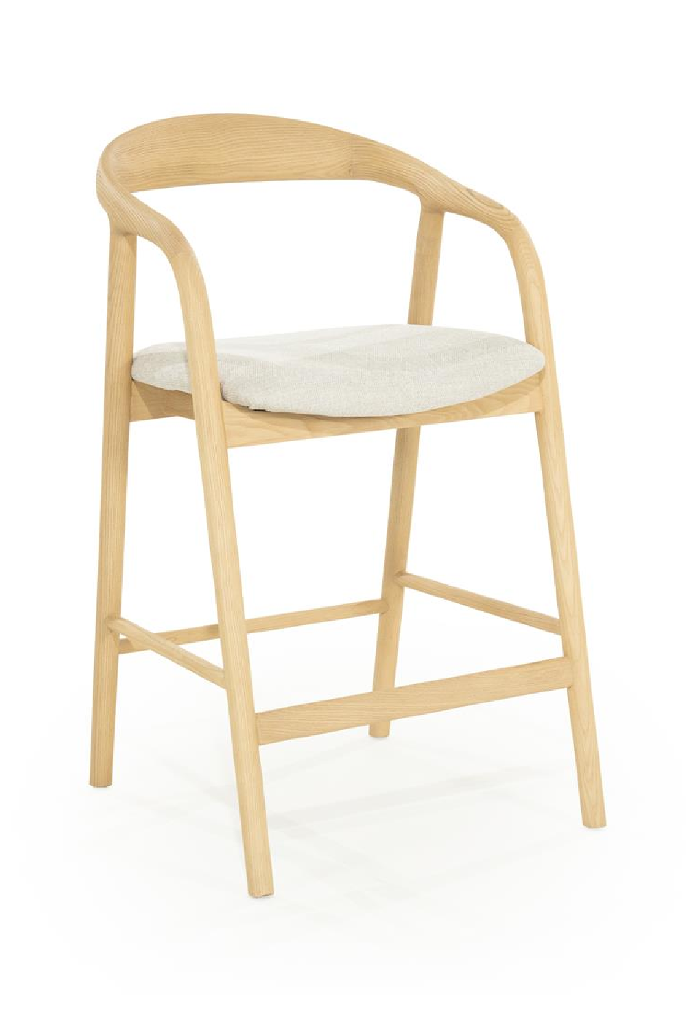 Lacquered Ash Wood Bar Chair | Oroa.com