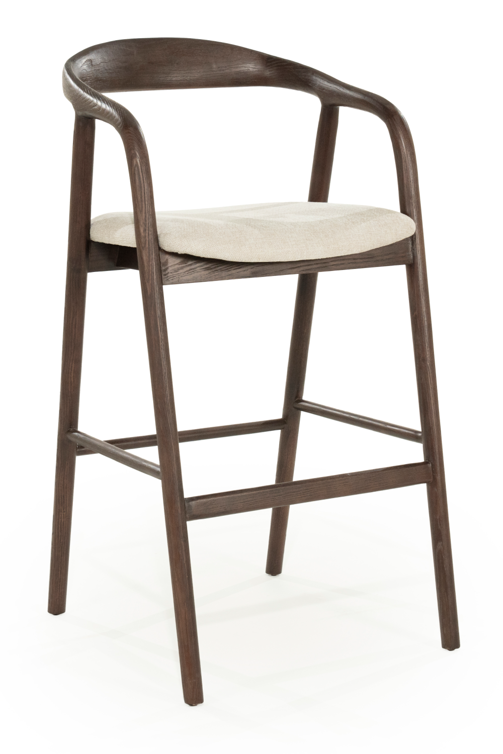 Lacquered Ash Wood Barstool | Eleonora Rayven | OROA.com