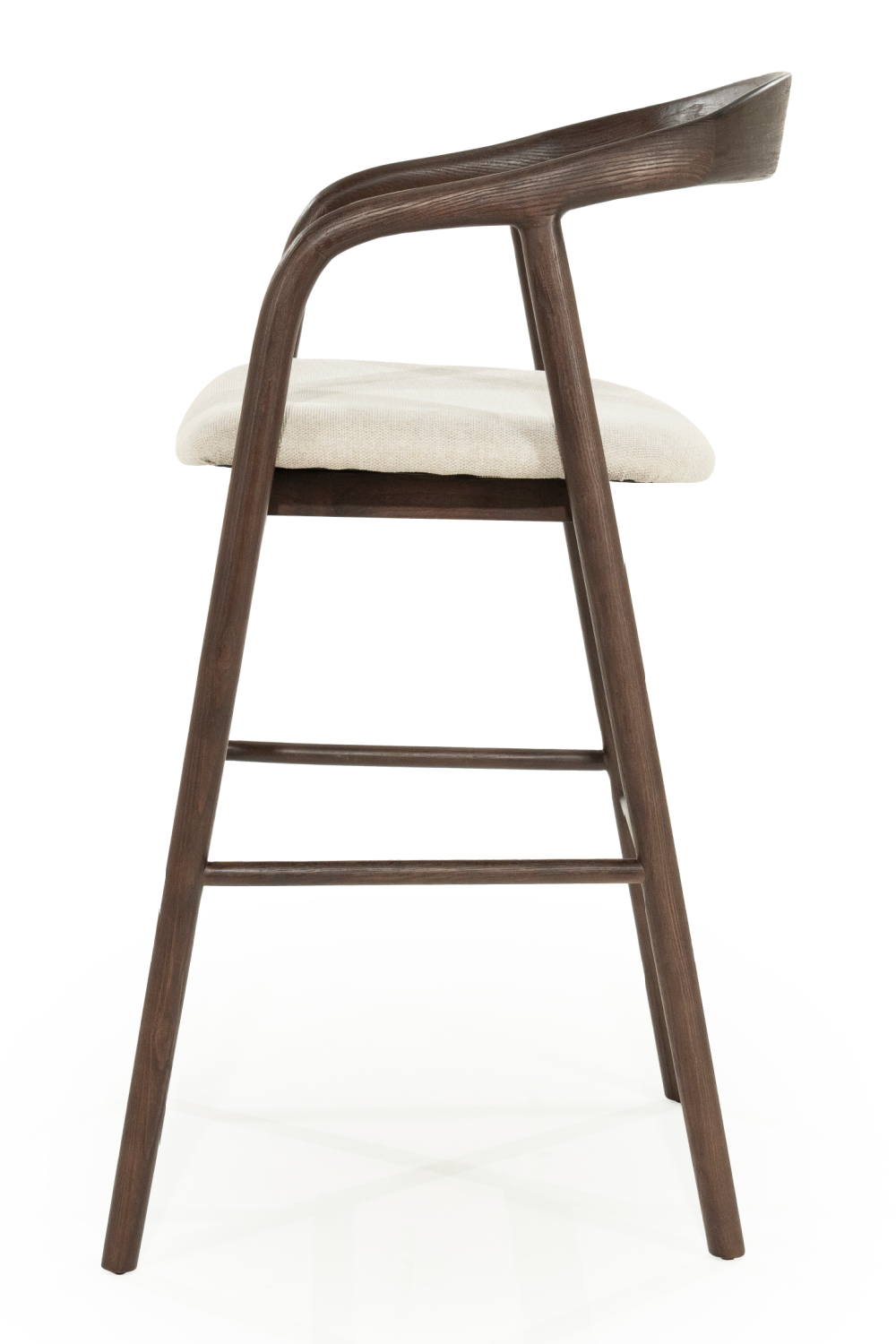 Lacquered Ash Wood Barstool | Eleonora Rayven | OROA.com
