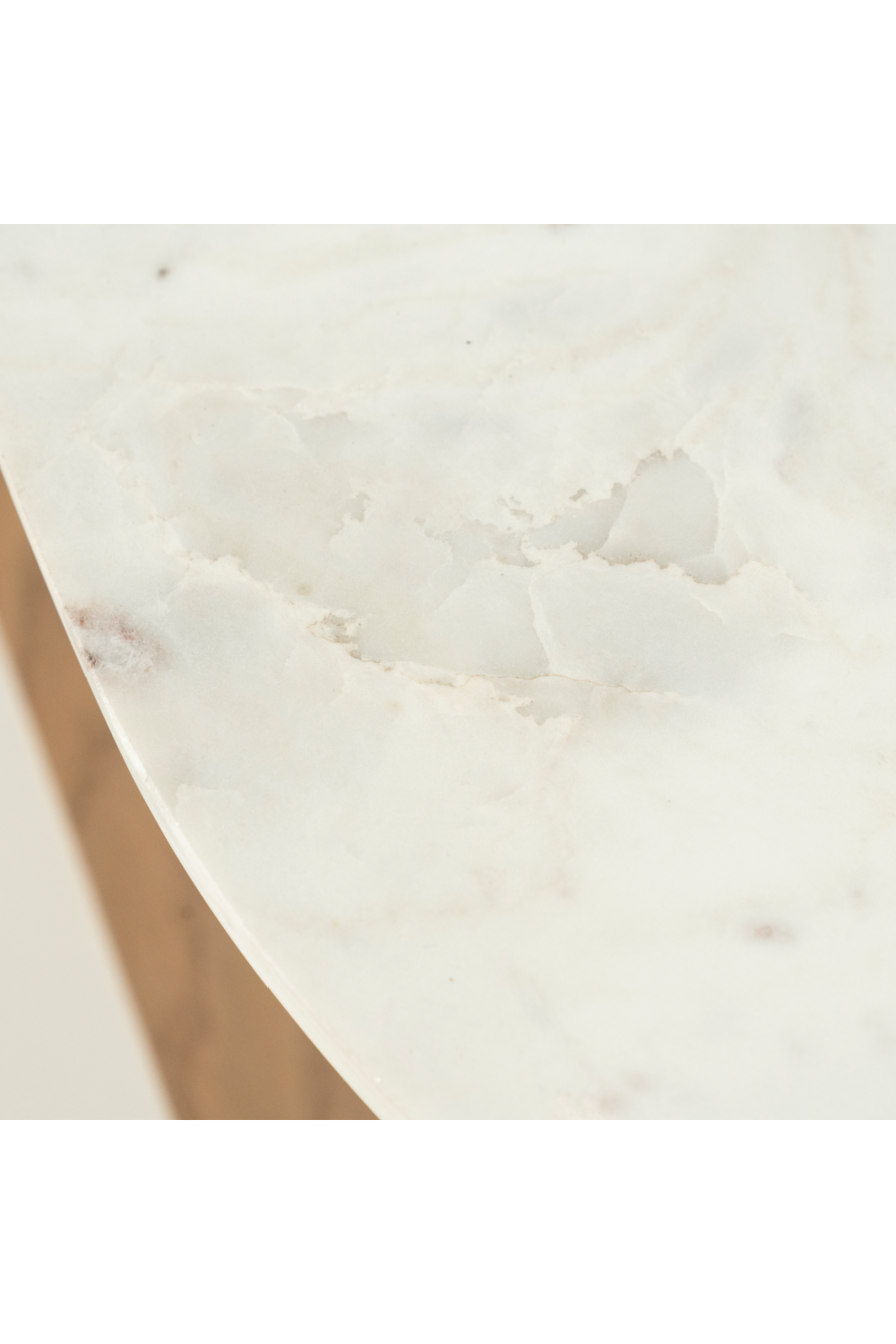 Oval White Marble Coffee Table | Eleonora Don | OROA.com