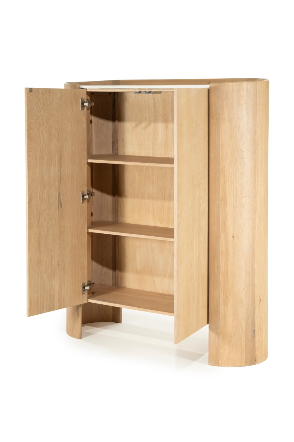 Oak Wood 2-Door Cabinet | Oroa.com