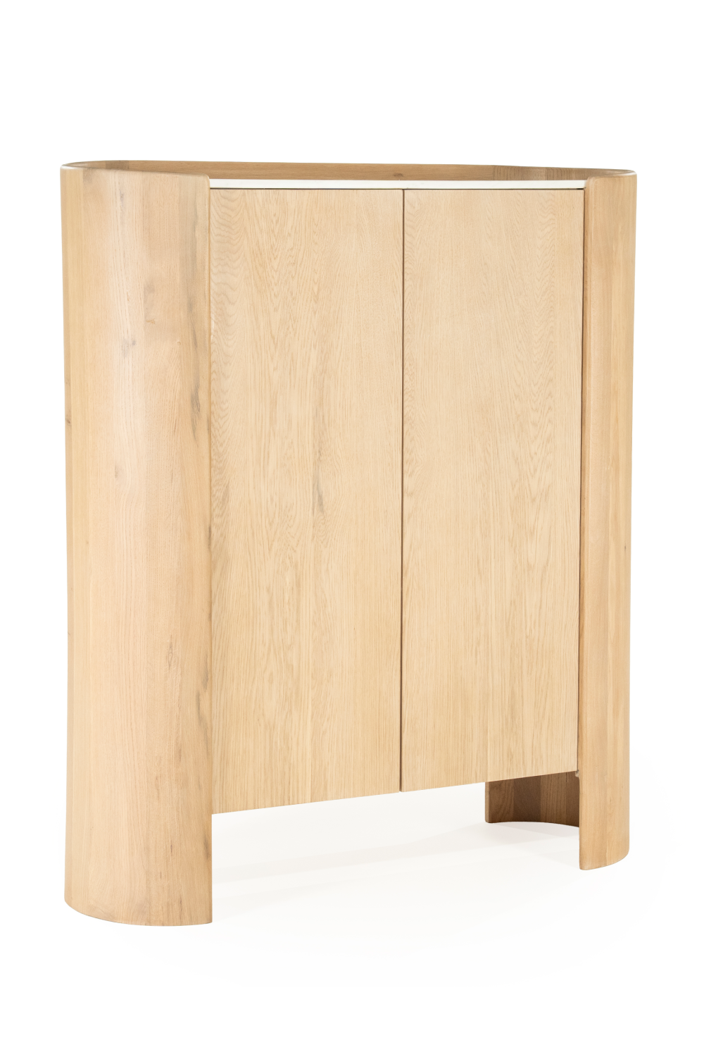 Oak Wood 2-Door Cabinet | Oroa.com