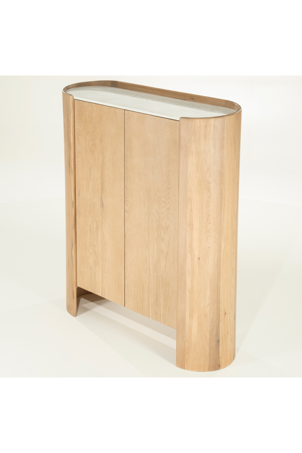 Oak Wood 2-Door Cabinet | Oroa.com