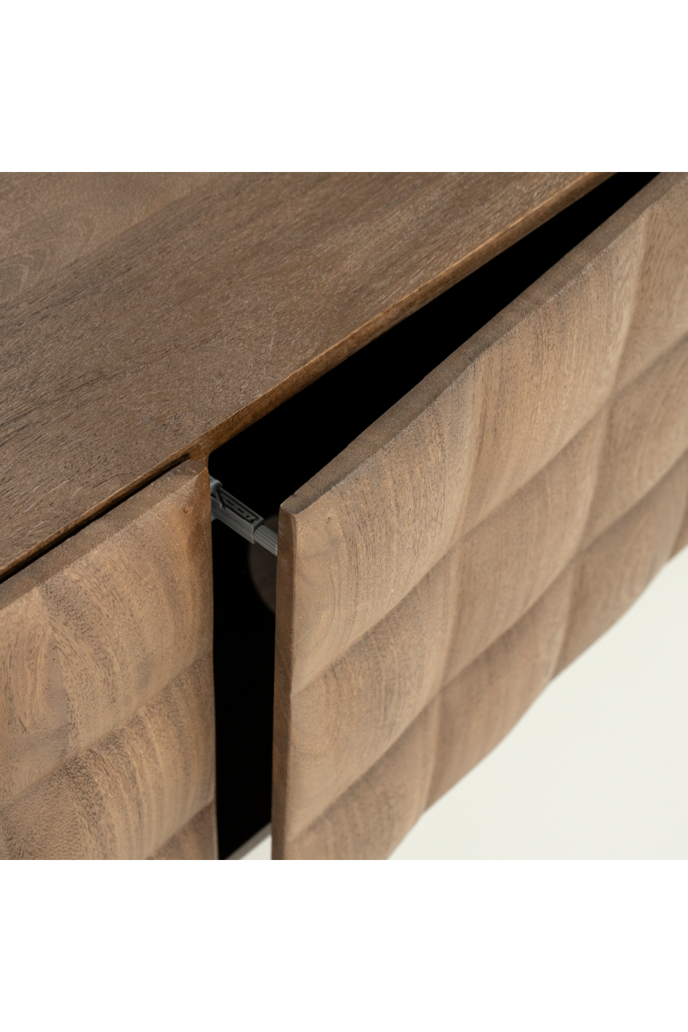 Carved Mango Wood TV Cabinet | Eleonora Felix | OROA.com