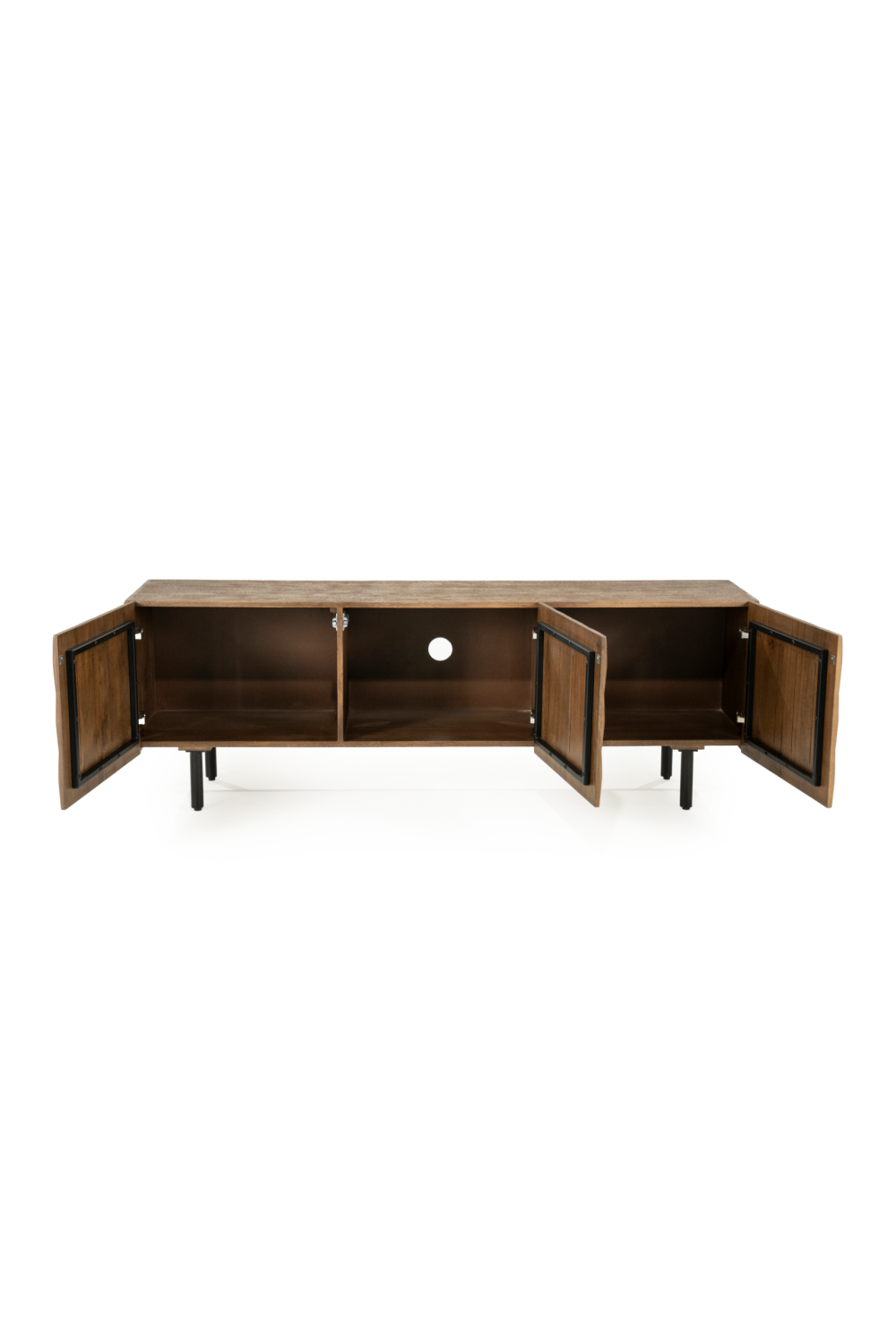 Carved Mango Wood TV Cabinet | Oroa.com