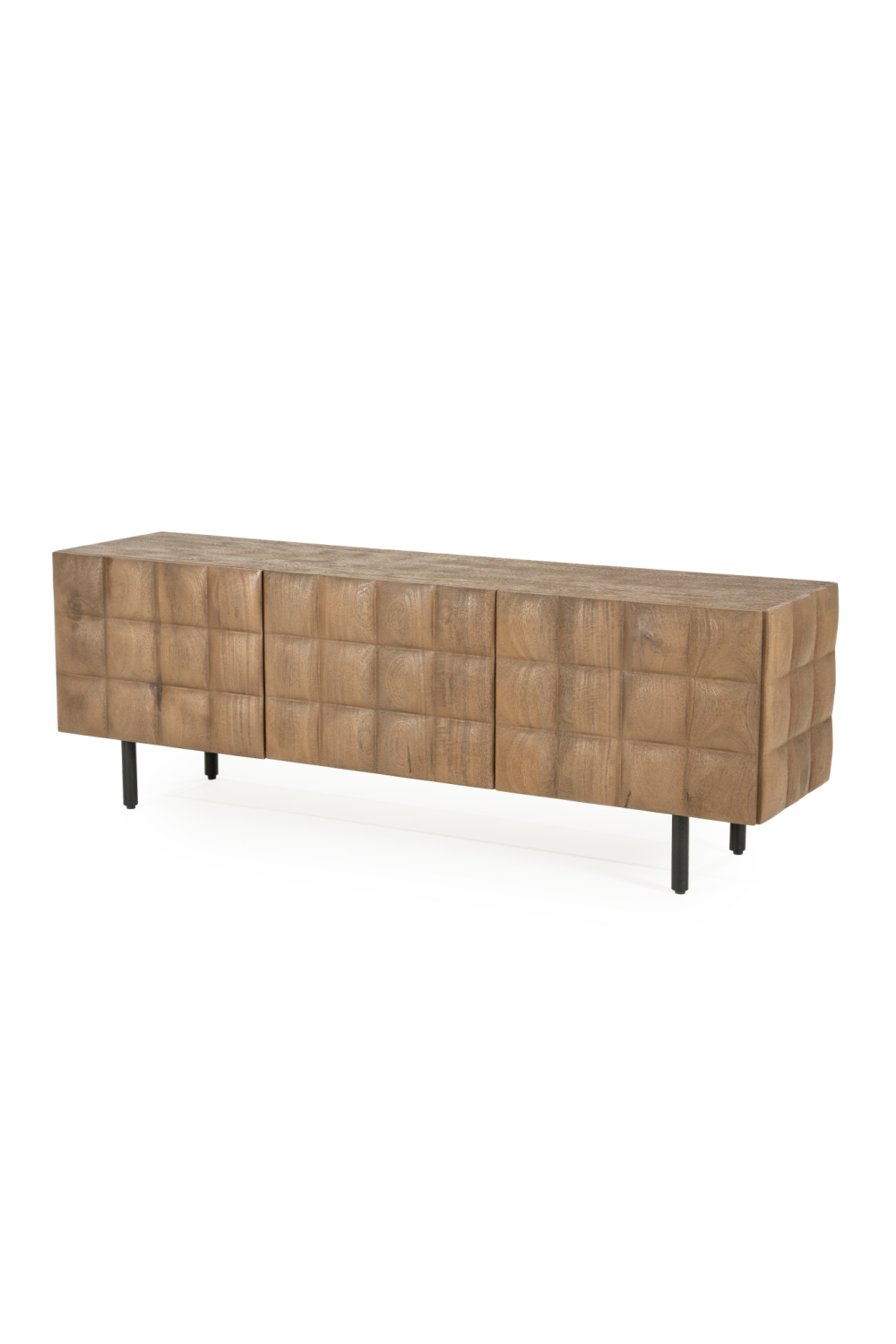 Carved Mango Wood TV Cabinet | Oroa.com