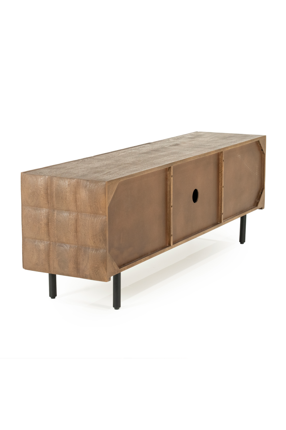 Carved Mango Wood TV Cabinet | Oroa.com