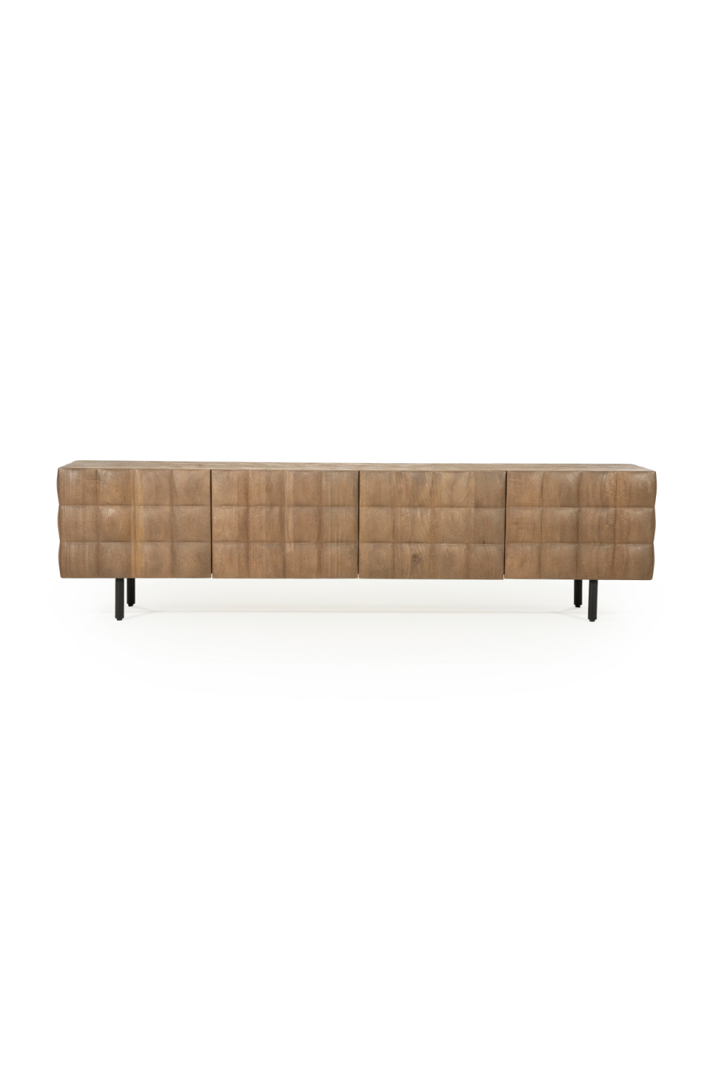 Carved Mango Wood TV Cabinet | Oroa.com