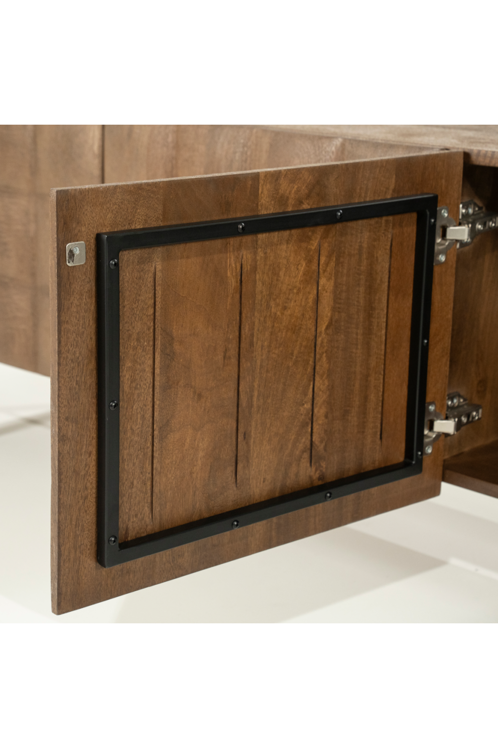 Carved Mango Wood TV Cabinet | Oroa.com