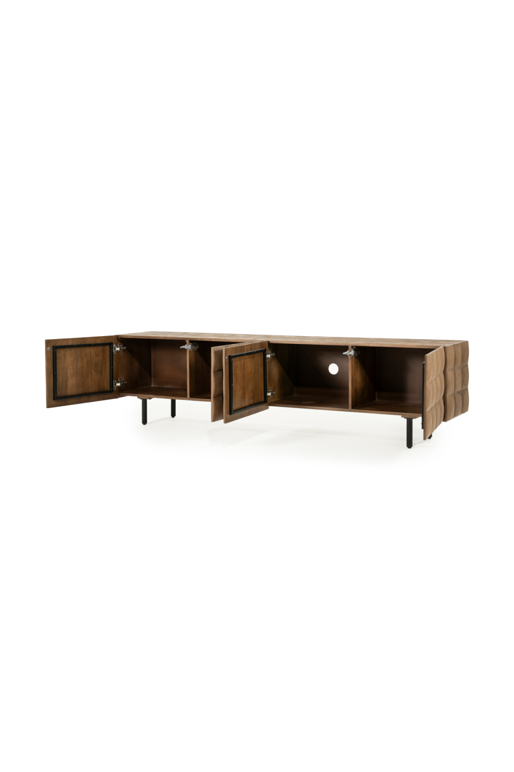 Carved Mango Wood TV Cabinet | Oroa.com
