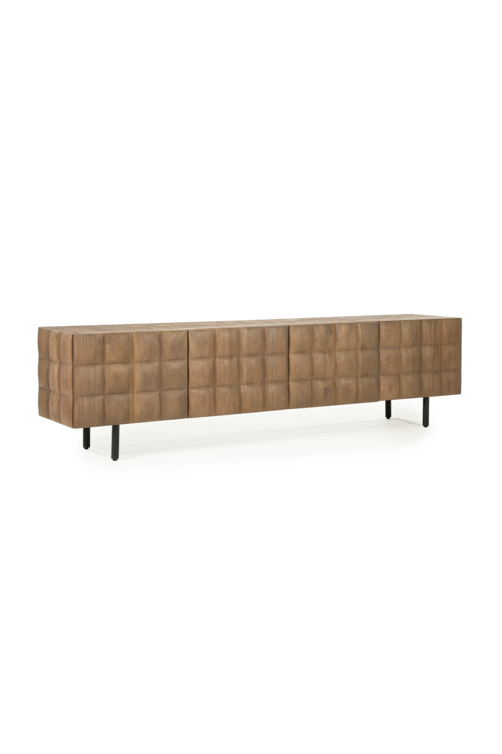 Carved Mango Wood TV Cabinet | Oroa.com