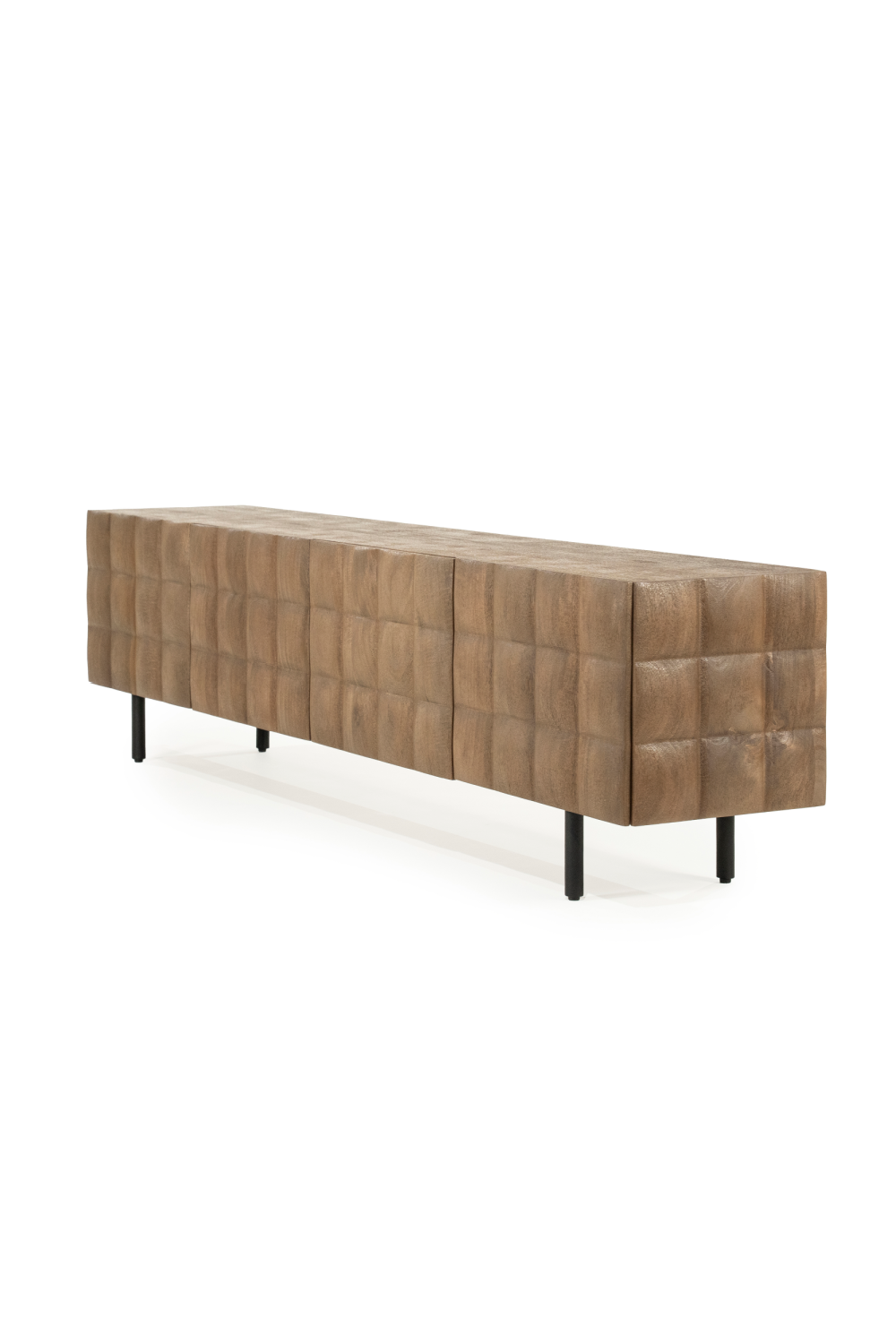 Carved Mango Wood TV Cabinet | Oroa.com