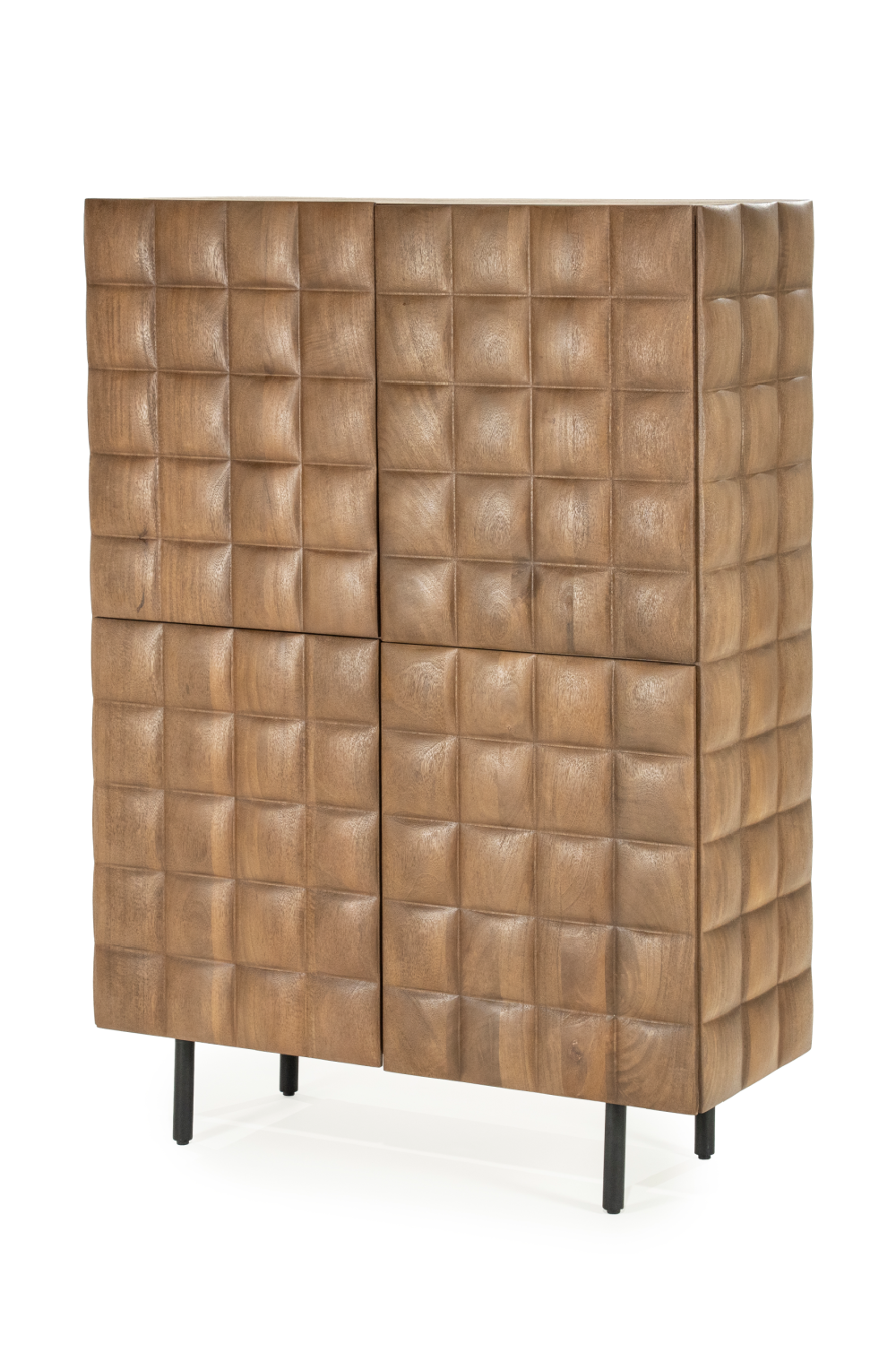 Square Pattern Wooden Cabinet | Eleonora Felix | Oroa.com
