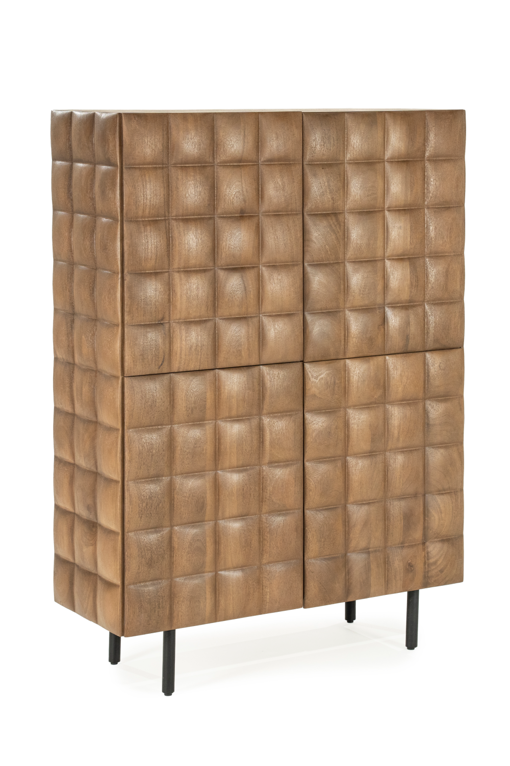 Square Pattern Wooden Cabinet | Eleonora Felix | Oroa.com