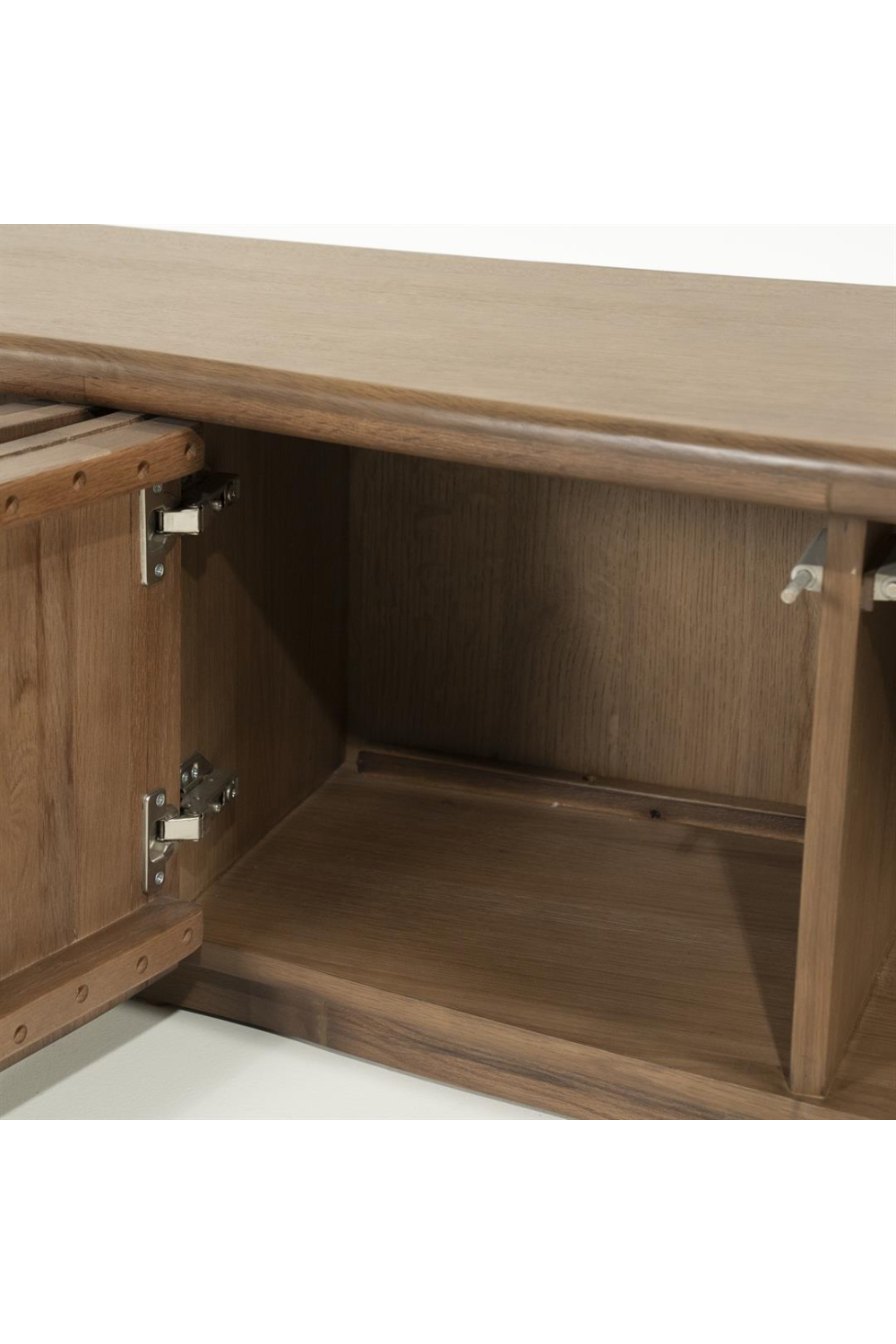 Lacquered Oak 4-Door TV Cabinet | Oroa.com