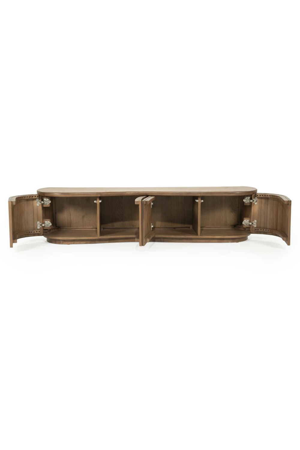 Lacquered Oak 4-Door TV Cabinet | Oroa.com