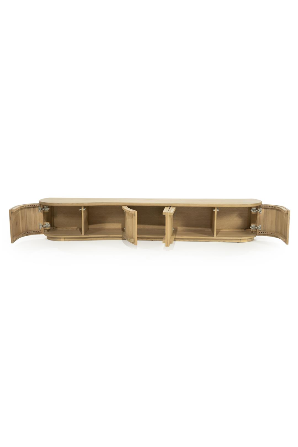 Lacquered Oak 5-Door TV Cabinet | Oroa.com