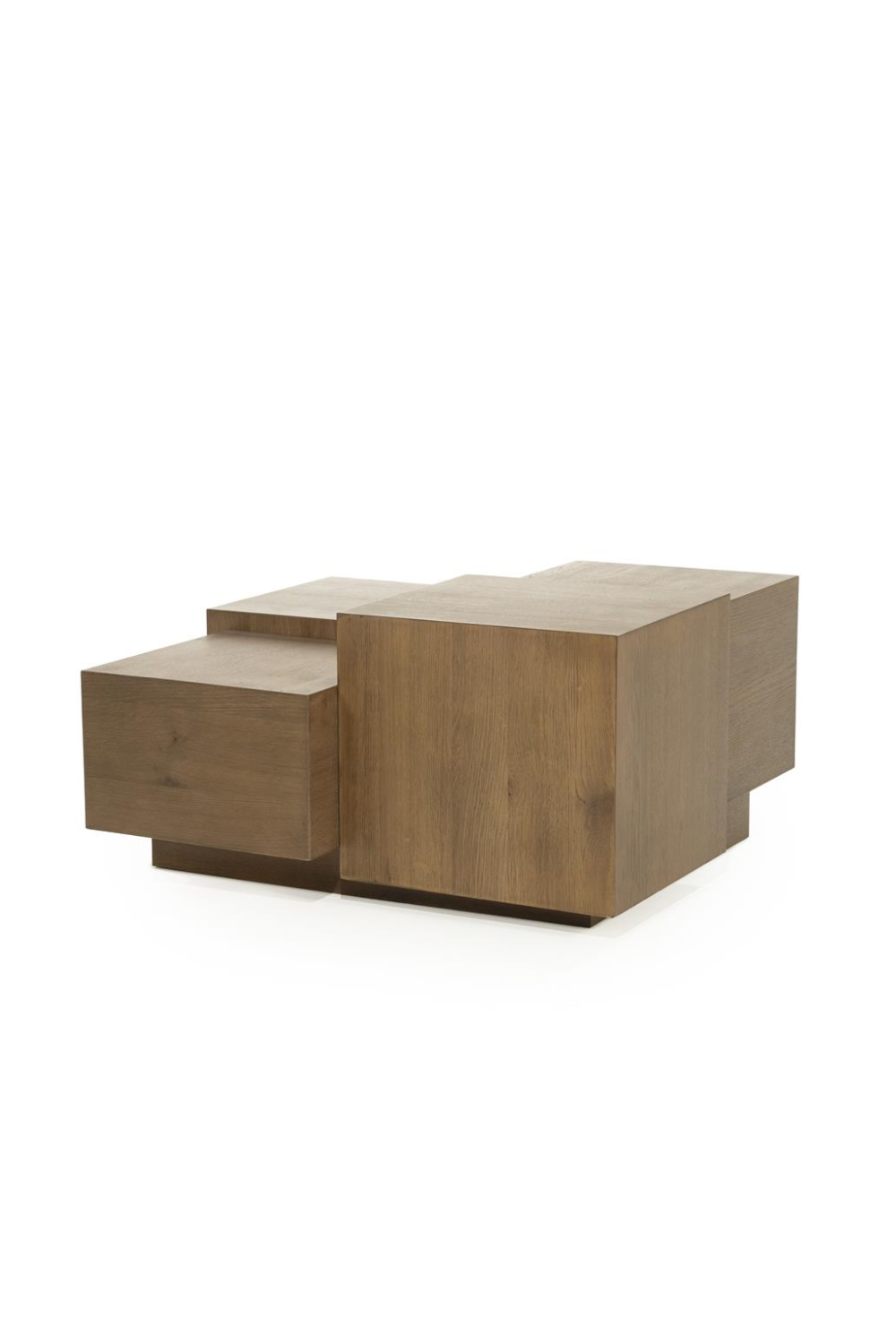 Multilayered Square Oak Coffee Table | Eleonora Quinten | Oroa.com