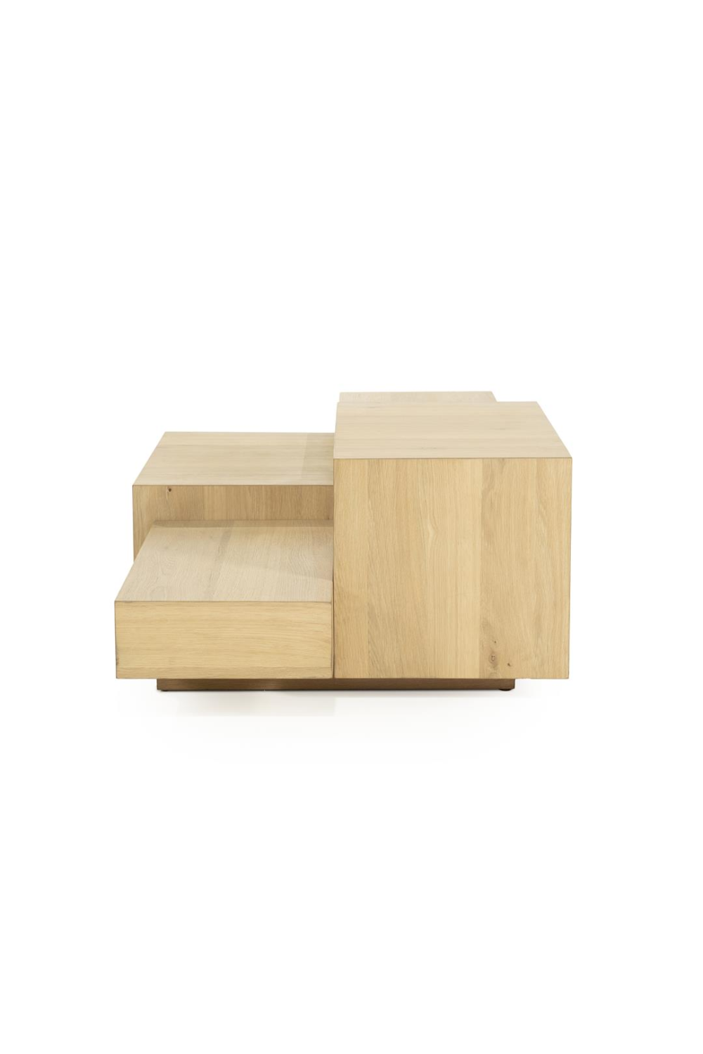 Multilayered Rectangular Oak Coffee Table | Oroa.com