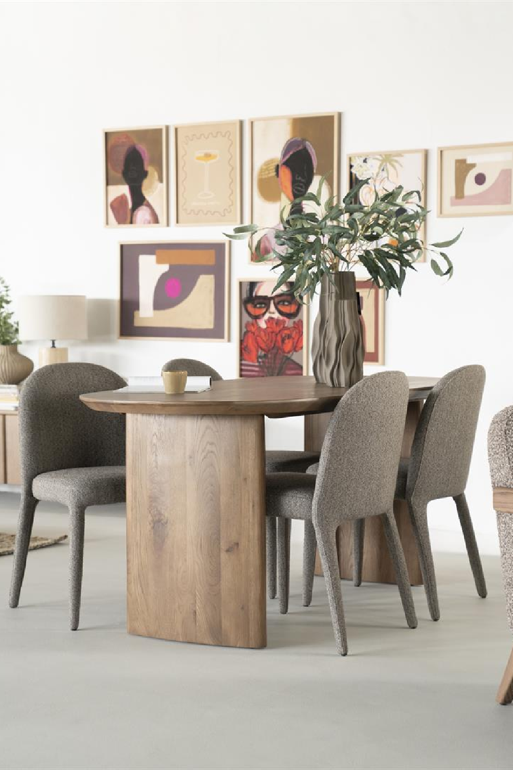 Oak Scandinavian Dining Table S | Eleonora Dex