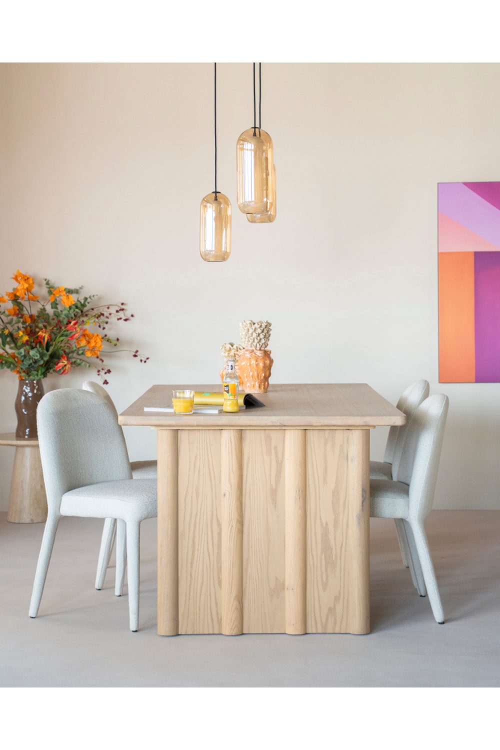 Rectangular Oak Dining Table M | Oroa.com