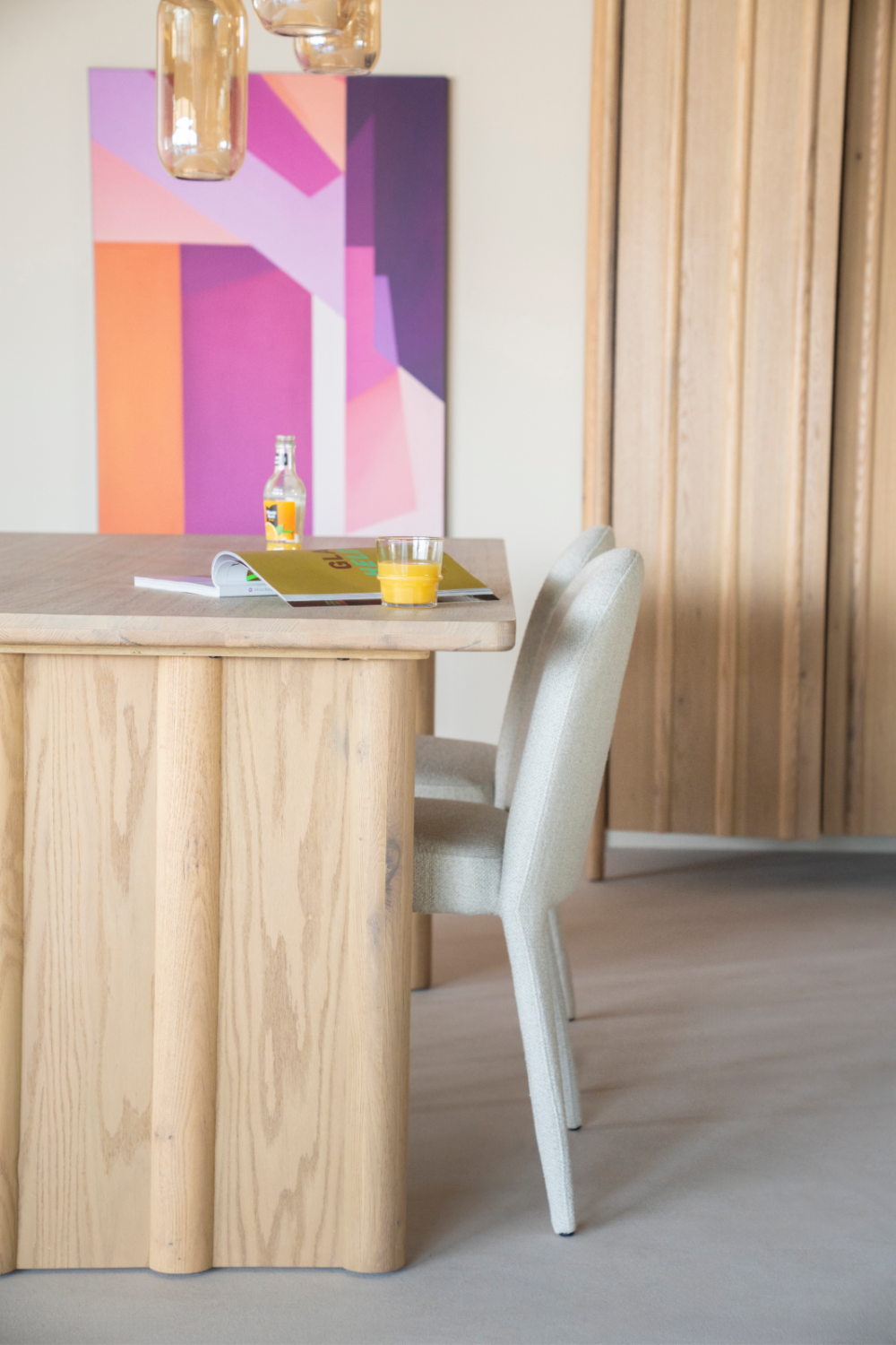 Rectangular Oak Dining Table M | Oroa.com
