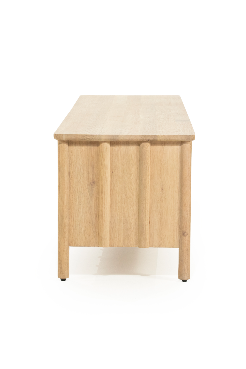 Oak Wood 4-Door TV Cabinet | Oroa.com