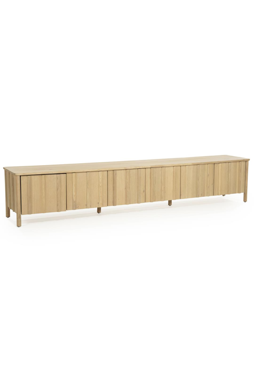 Oak Wood 6-Door TV Cabinet | Oroa.com