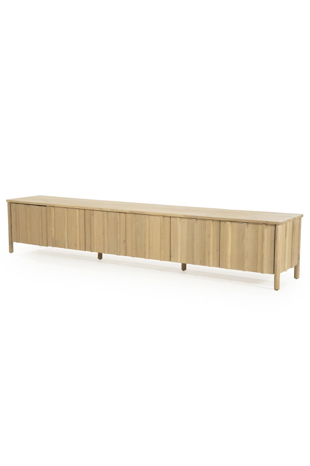 Oak Wood 6-Door TV Cabinet | Eleonora Jake | Oroa.com