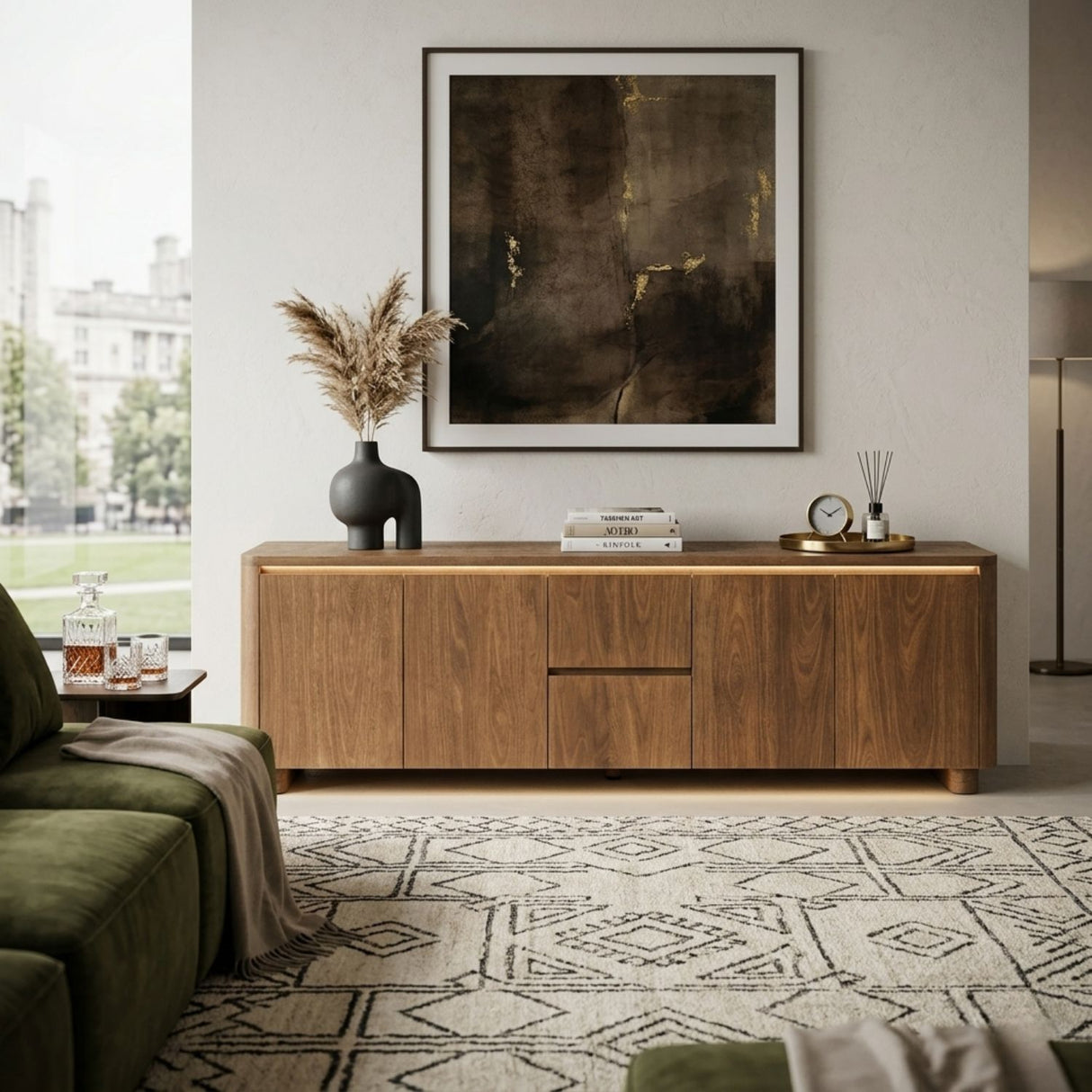 Mango Wood TV Cabinet | Oroa.com