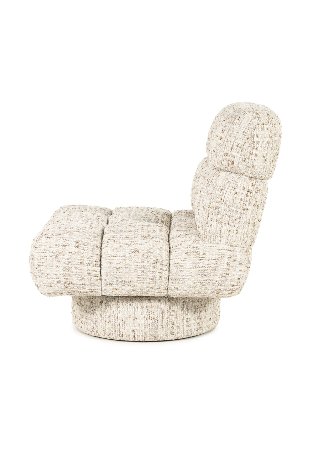 Round Base Tufted Lounge Chair | Oroa.com