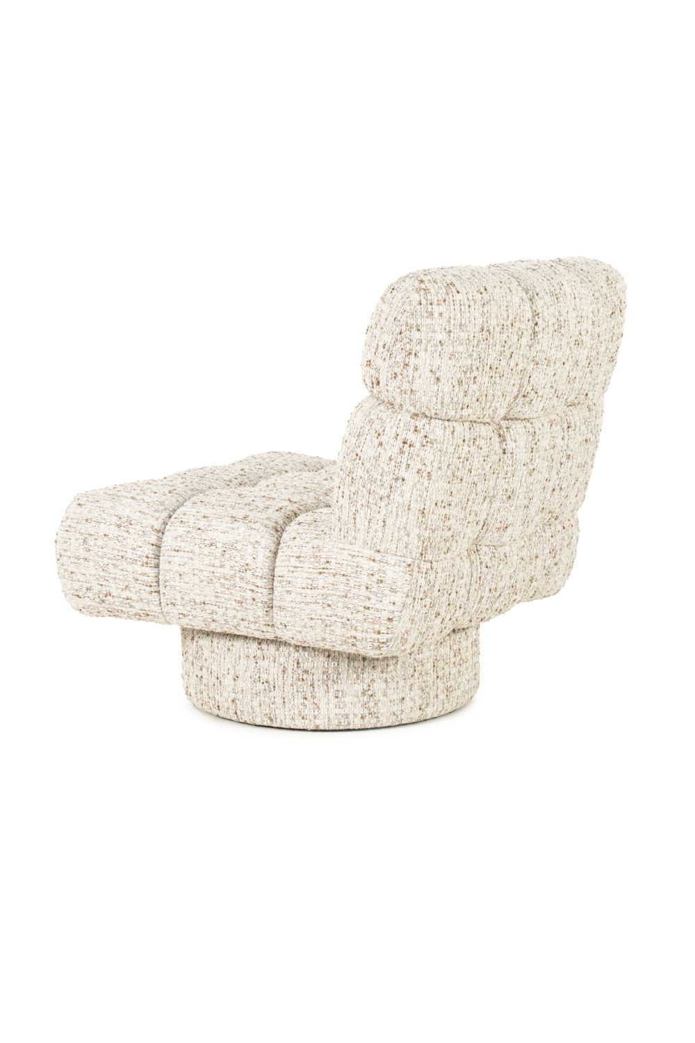 Round Base Tufted Lounge Chair | Oroa.com