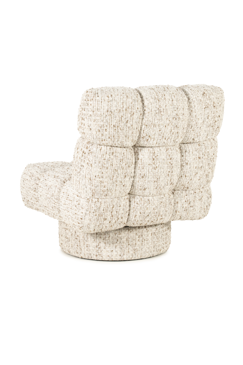 Round Base Tufted Lounge Chair | Oroa.com