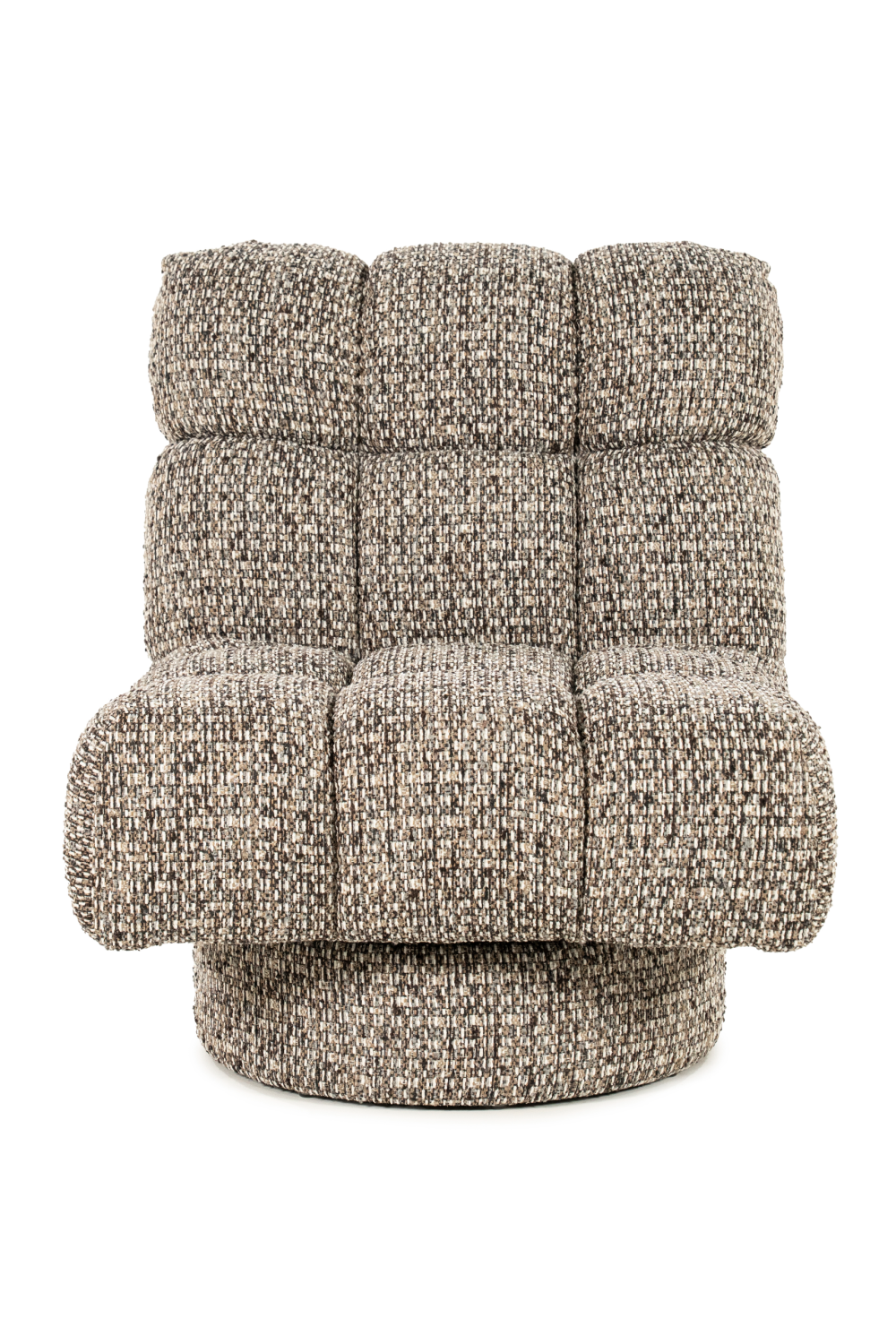Round Base Tufted Lounge Chair | Oroa.com