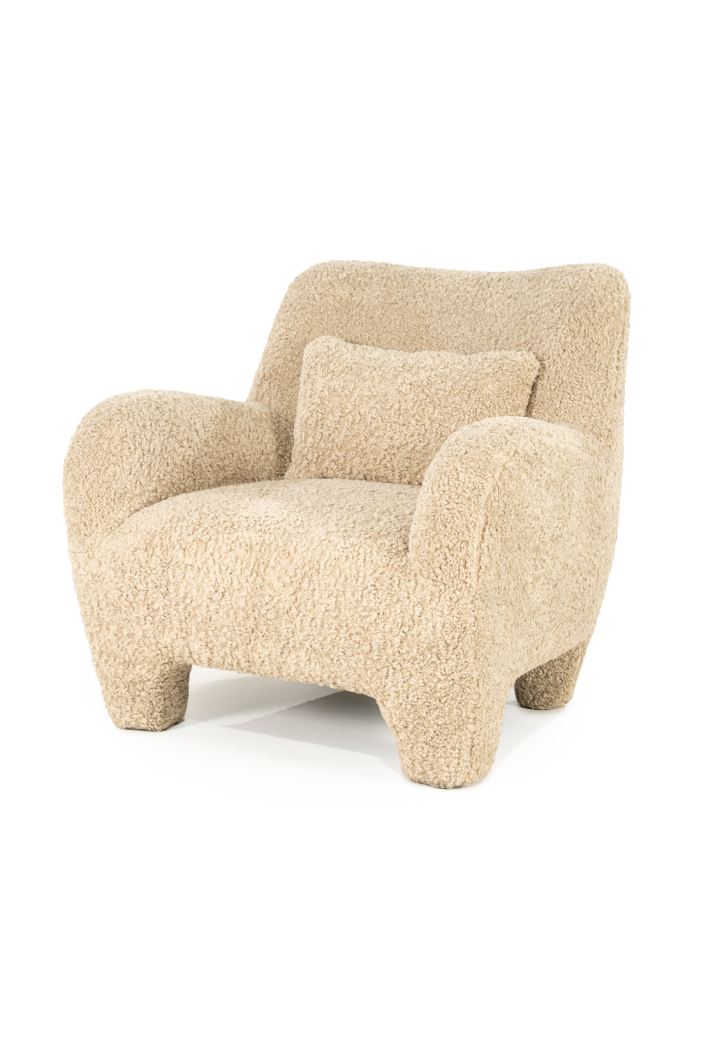 Taupe Upholstered Lounge Chair | Oroa.com