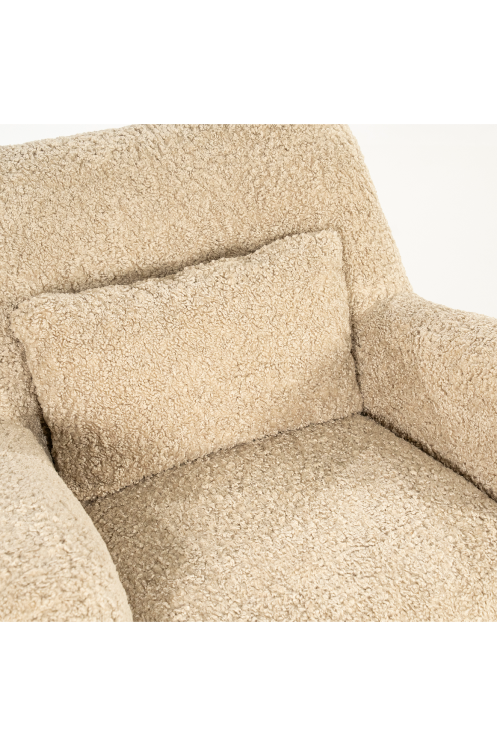 Taupe Upholstered Lounge Chair | Oroa.com