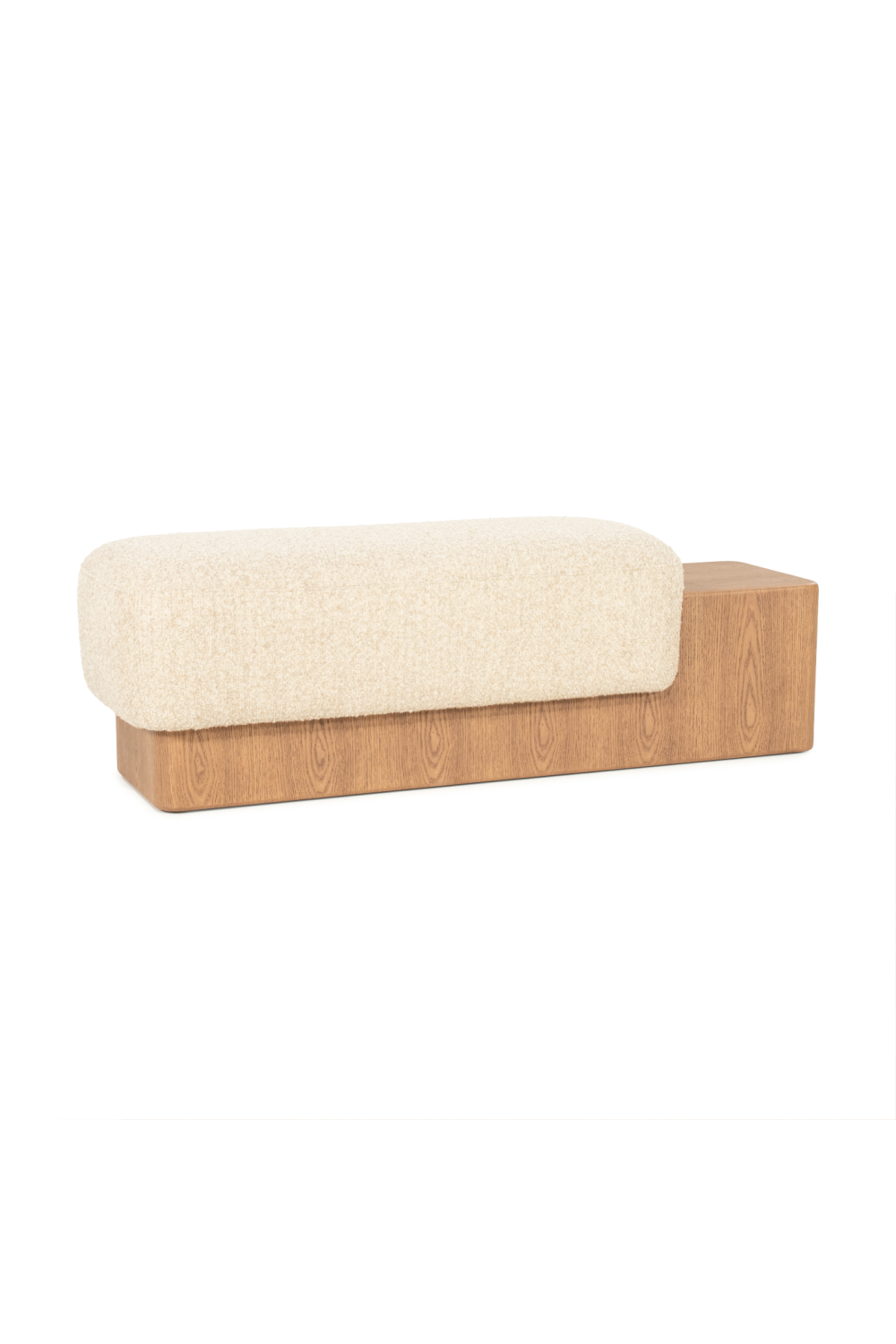 Cushioned Ash Wood Bench | Oroa.com