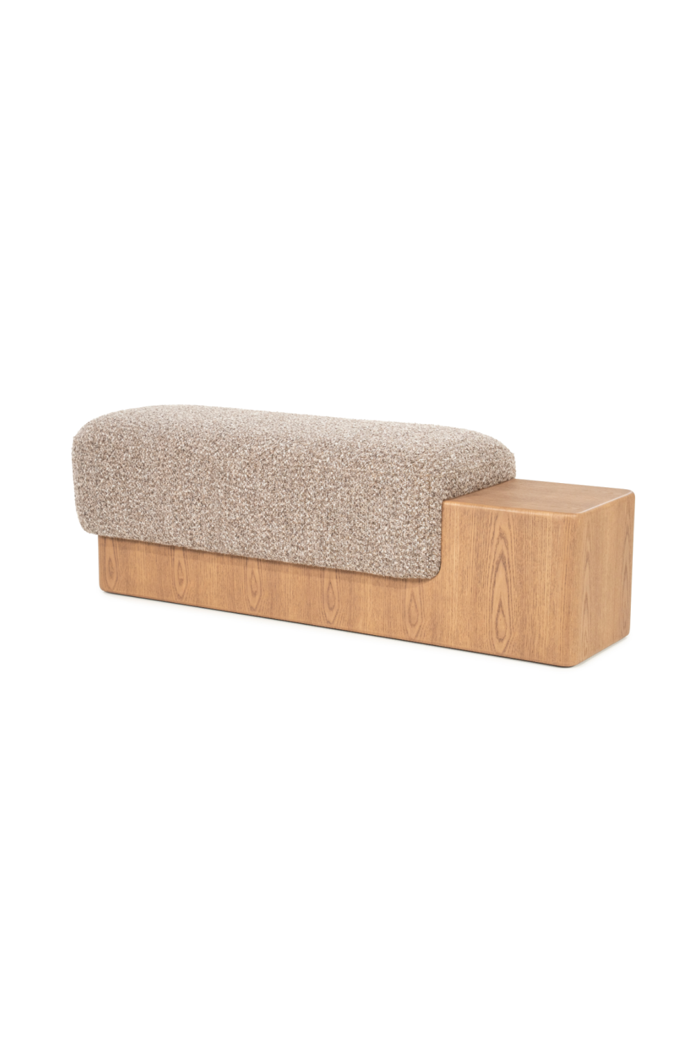 Cushioned Ash Wood Bench | Eleonora George | Oroa.com