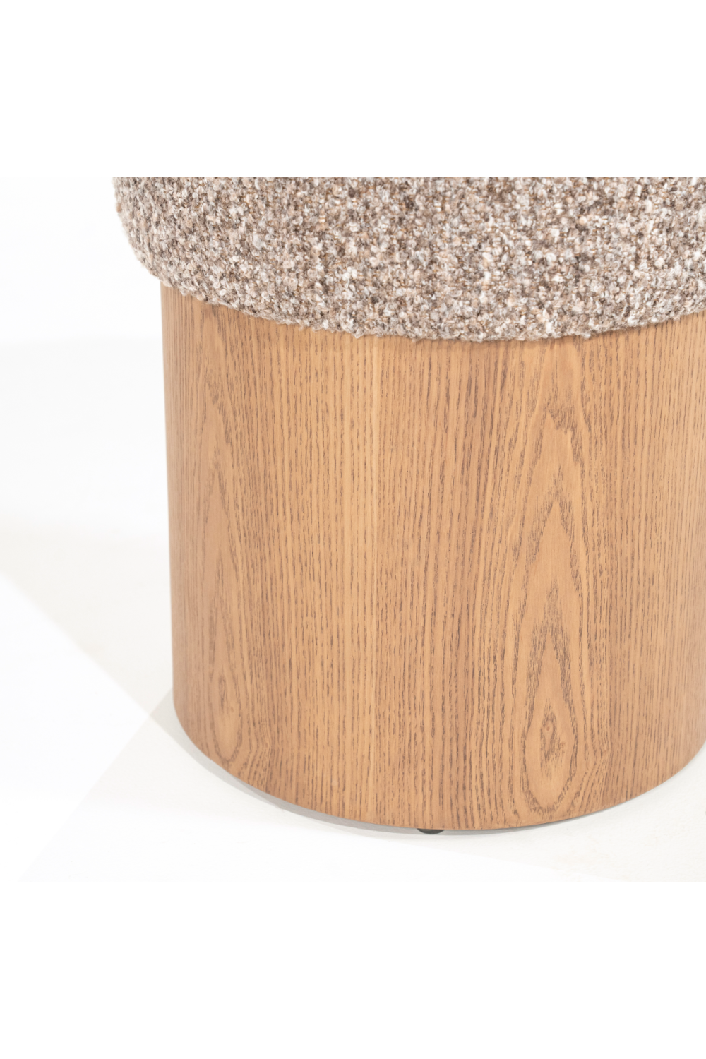Cushioned Ash Wood Stool | Oroa.com