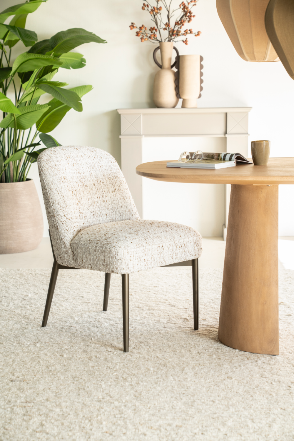 Fabric Upholstered Dining Chair | Oroa.com