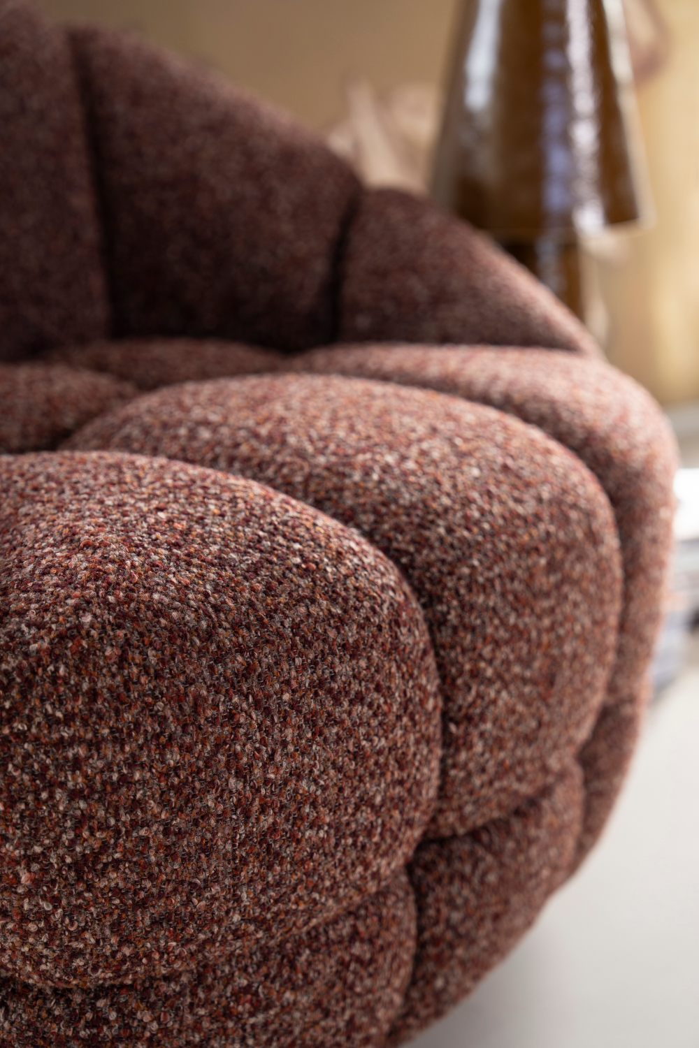 Round Channeled Lounge Chair | Eleonora Tina | Oroa.com