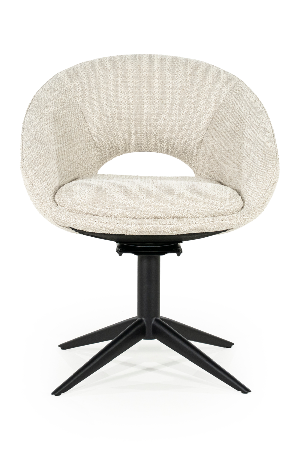 Rounded Open-Back Swivel Chair | Eleonora Nol | Oroa.com