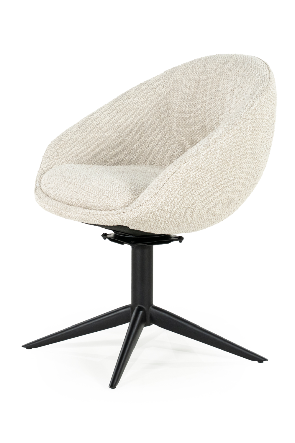 Rounded Open-Back Swivel Chair | Eleonora Nol | Oroa.com