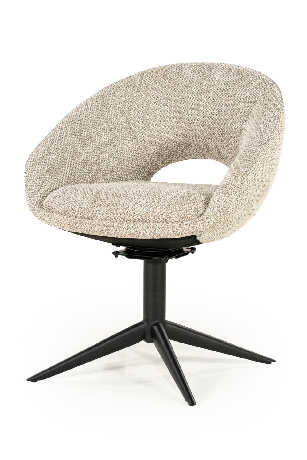 Rounded Open-Back Swivel Chair | Eleonora Nol | Oroa.com