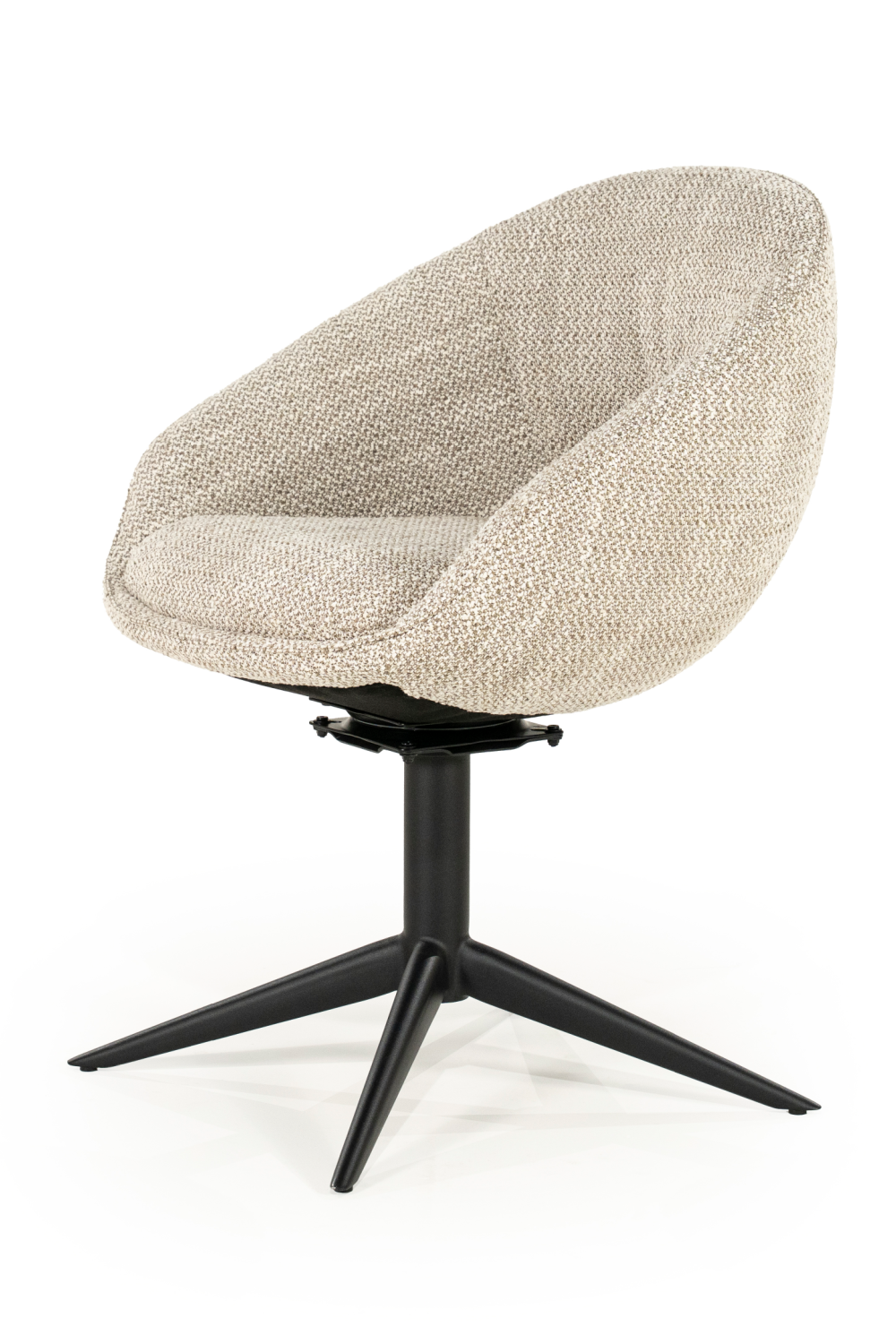 Rounded Open-Back Swivel Chair | Eleonora Nol | Oroa.com
