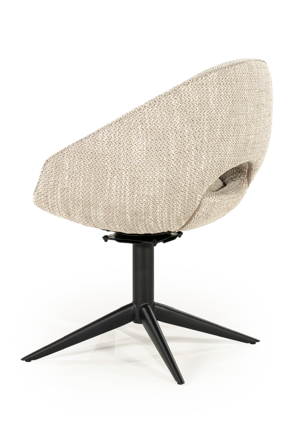 Rounded Open-Back Swivel Chair | Oroa.com